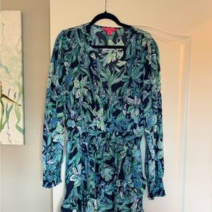 Lily Pulitzer ruffle dress EUC excellent condition